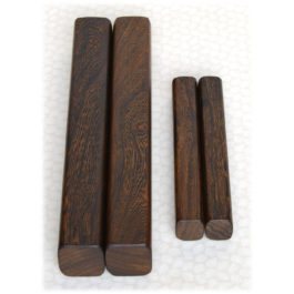 Large and short Wooden clappers set